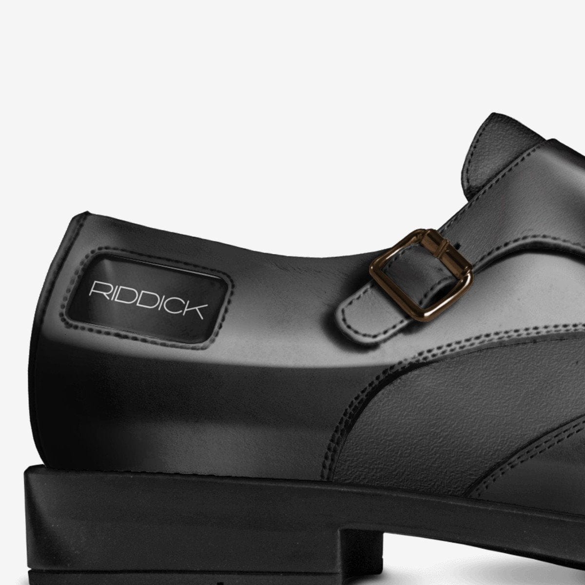 EXEC, STRAPPED (IN BLACK) - Riddick Shoes Shoe Riddick Shoes