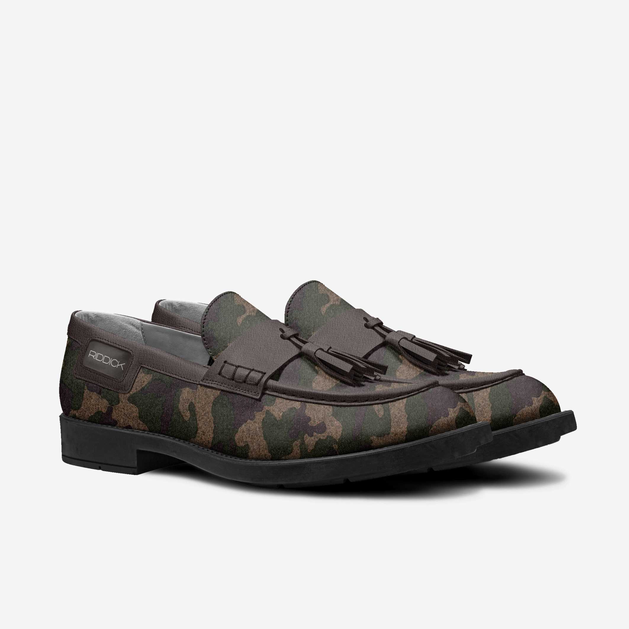EXEC, THE TASSEL (IN CAMO) - Riddick Shoes Shoe Riddick Shoes
