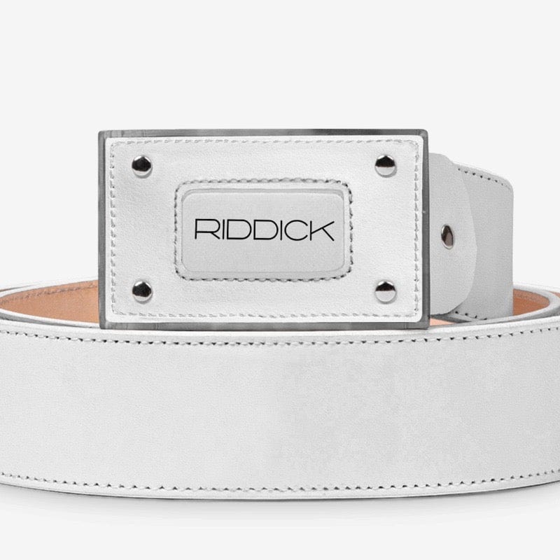 CINTURA WHT - Riddick Shoes Belt Riddick Shoes