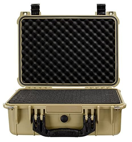 DELUXE GEAR CASE (Fits 1 Pair of RIDDICK Shoes **) - Riddick Shoes Hard Case Riddick Shoes Desert Sand  