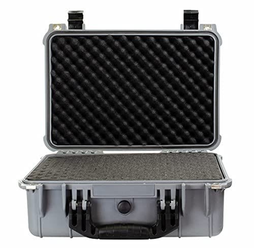 DELUXE GEAR CASE (Fits 1 Pair of RIDDICK Shoes **) - Riddick Shoes Hard Case Riddick Shoes Gunship Grey  