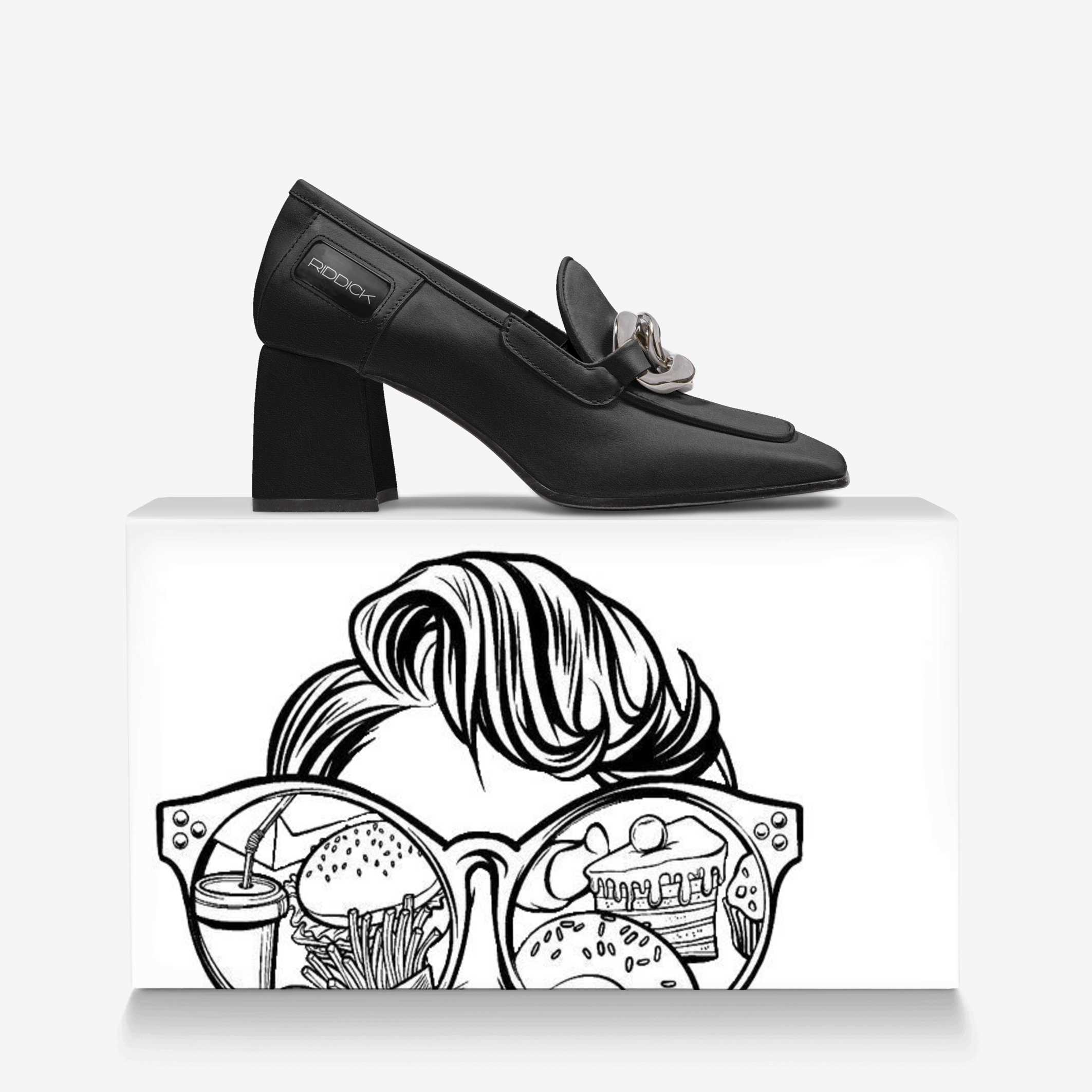 EXEC, RETRO BLACK - Riddick Shoes Shoe Riddick Shoes   