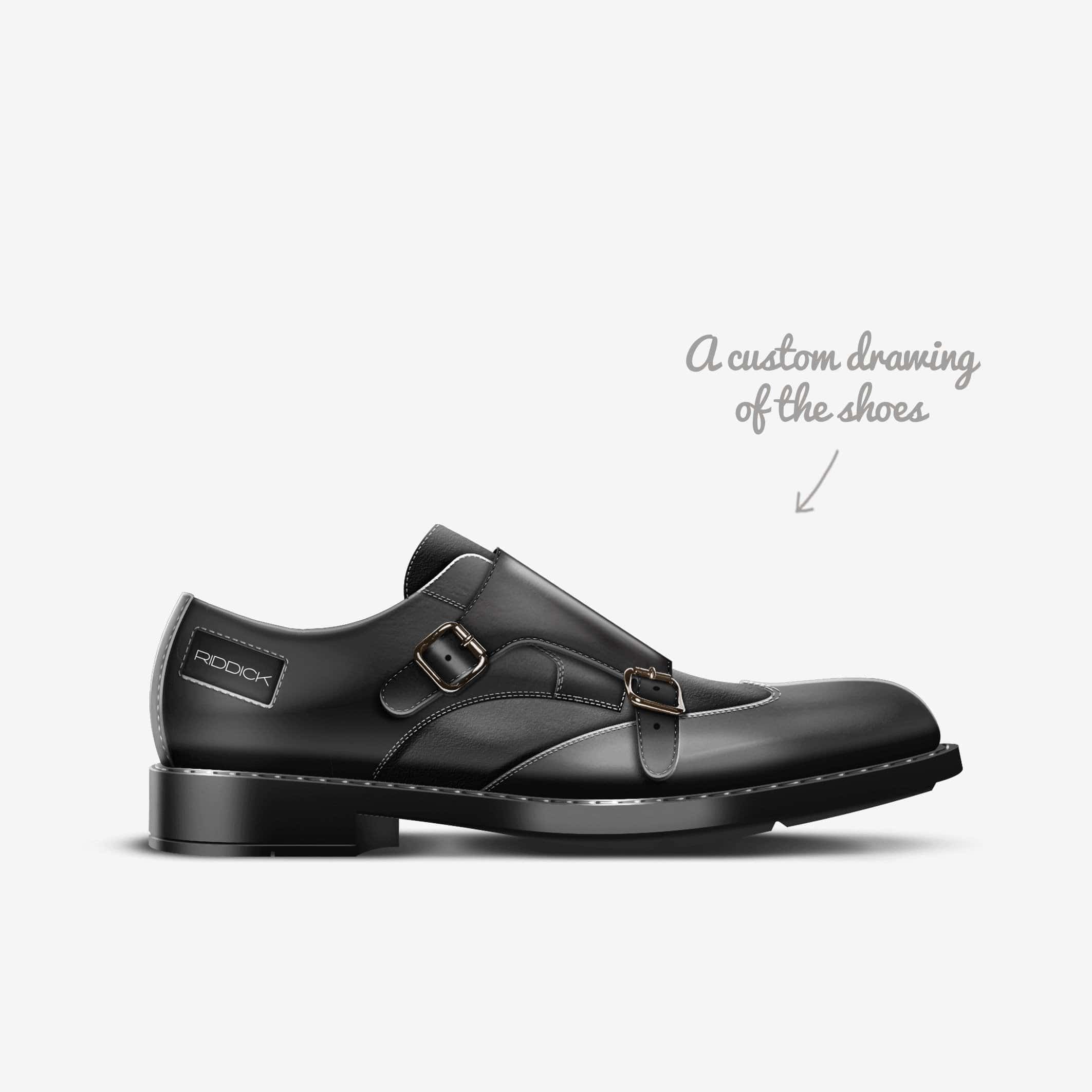 EXEC, STRAPPED (IN BLACK) - Riddick Shoes Shoe Riddick Shoes
