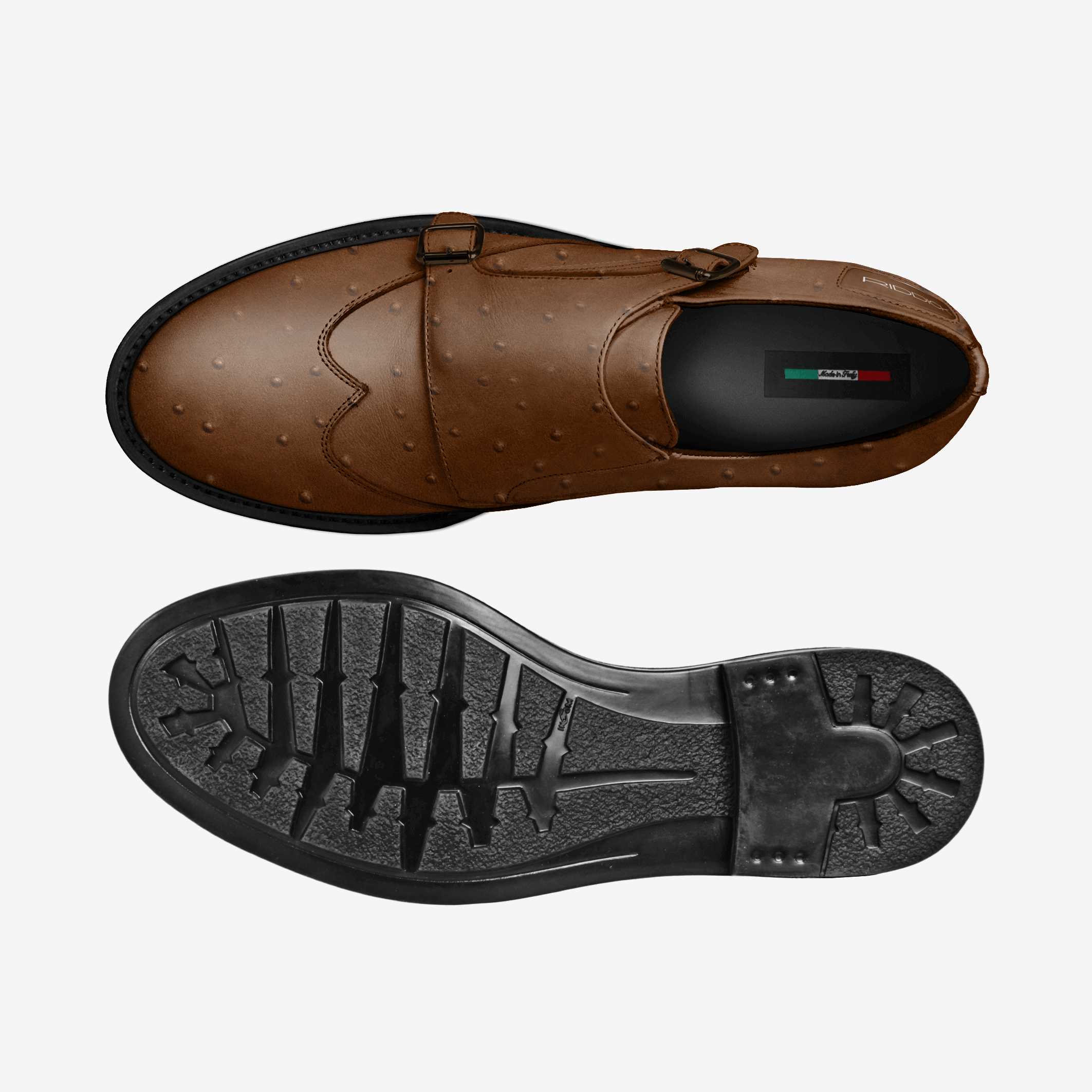 EXEC, STRAPPED (IN SADDLE BROWN) - Riddick Shoes Shoe Riddick Shoes   