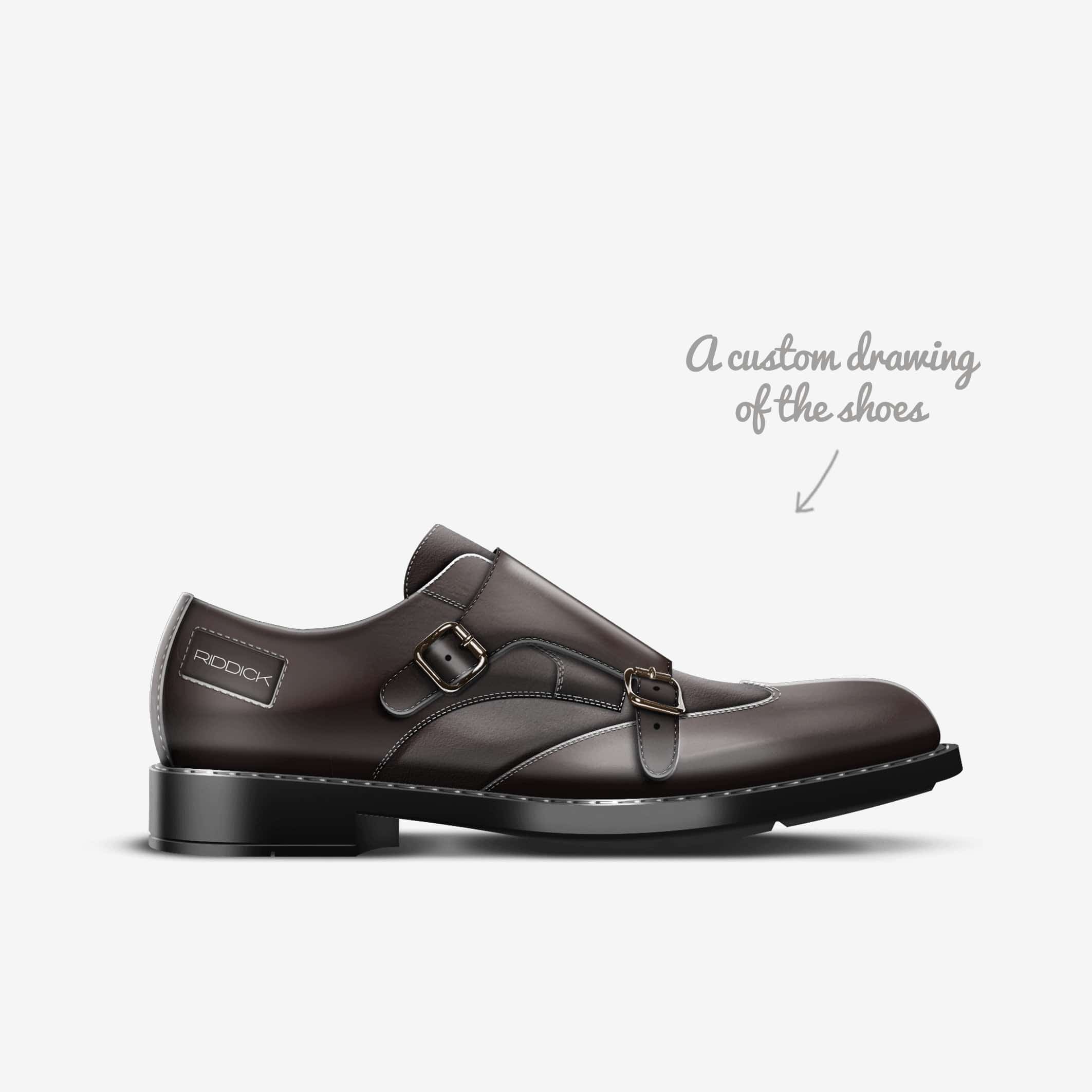 EXEC, STRAPPED (IN TOBACCO) - Riddick Shoes Shoe Riddick Shoes   