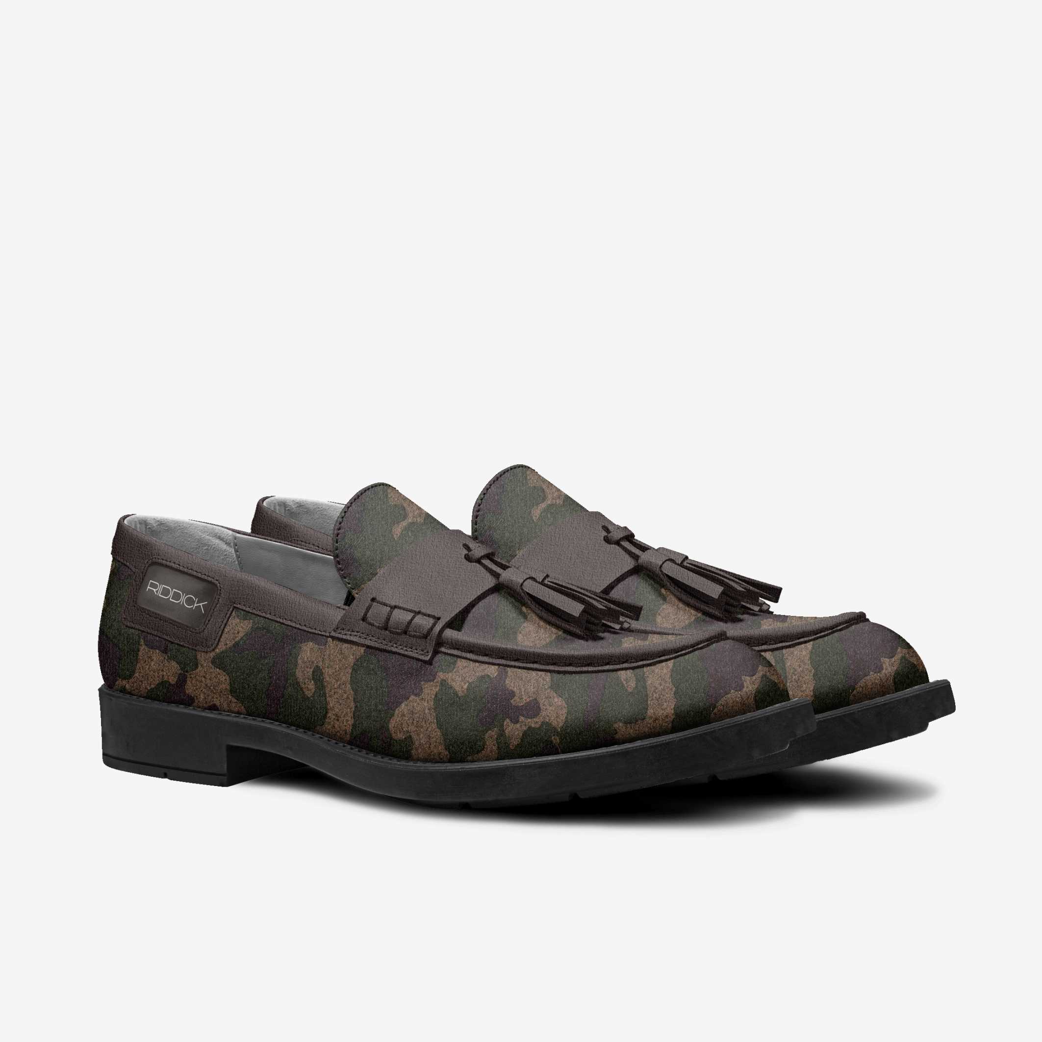 EXEC, THE TASSEL (IN CAMO) - Riddick Shoes Shoe Riddick Shoes   
