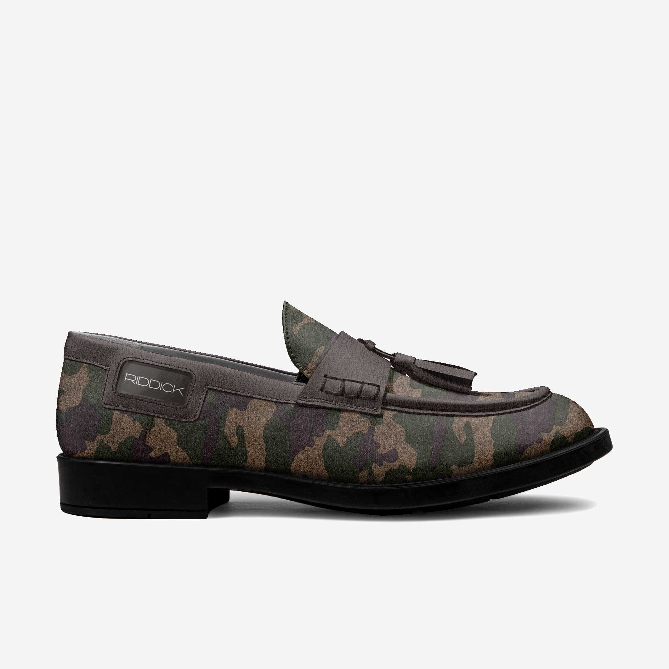 EXEC, THE TASSEL (IN CAMO) - Riddick Shoes Shoe Riddick Shoes   