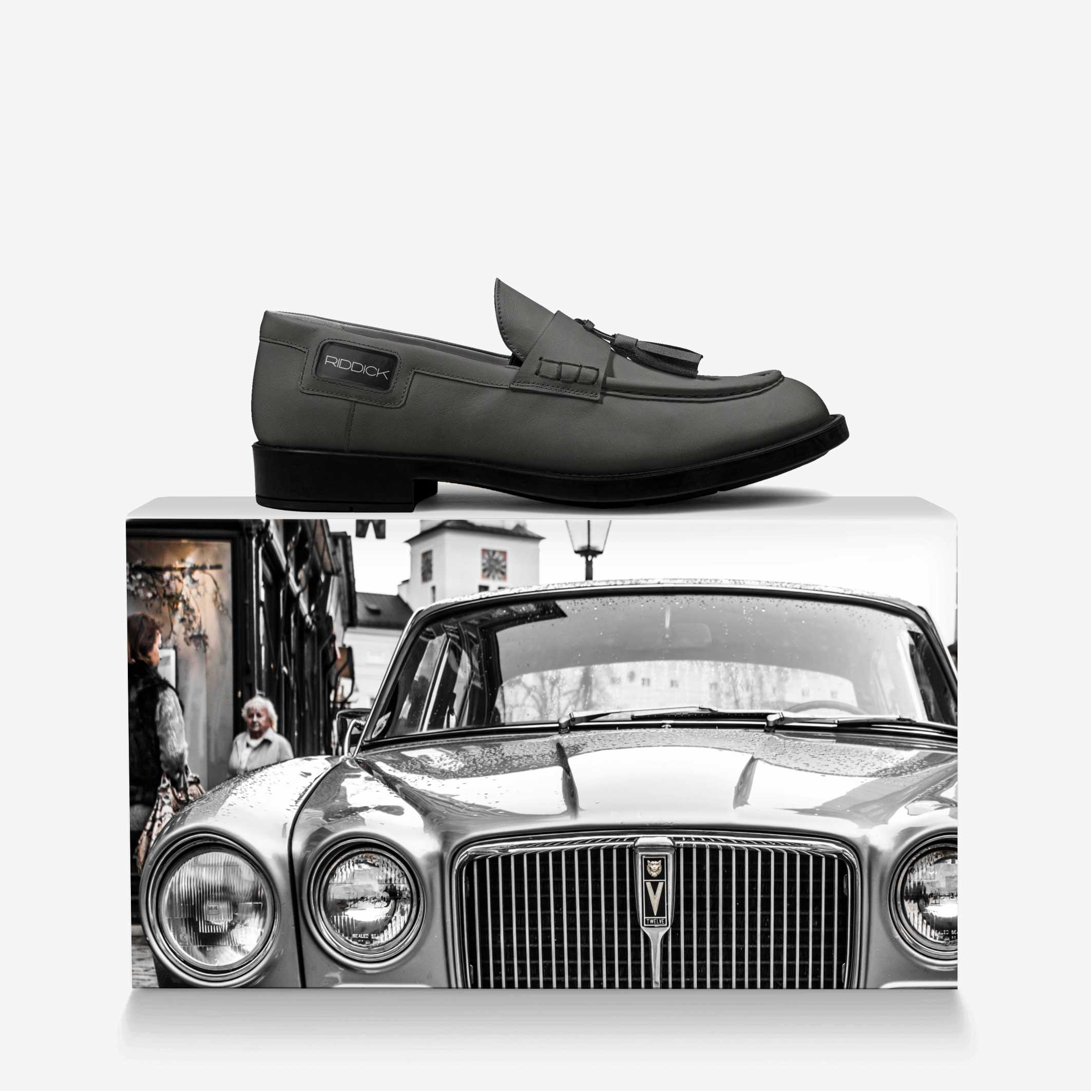 EXEC, THE TASSEL (IN SHARK-FIN) - Riddick Shoes Shoe Riddick Shoes   