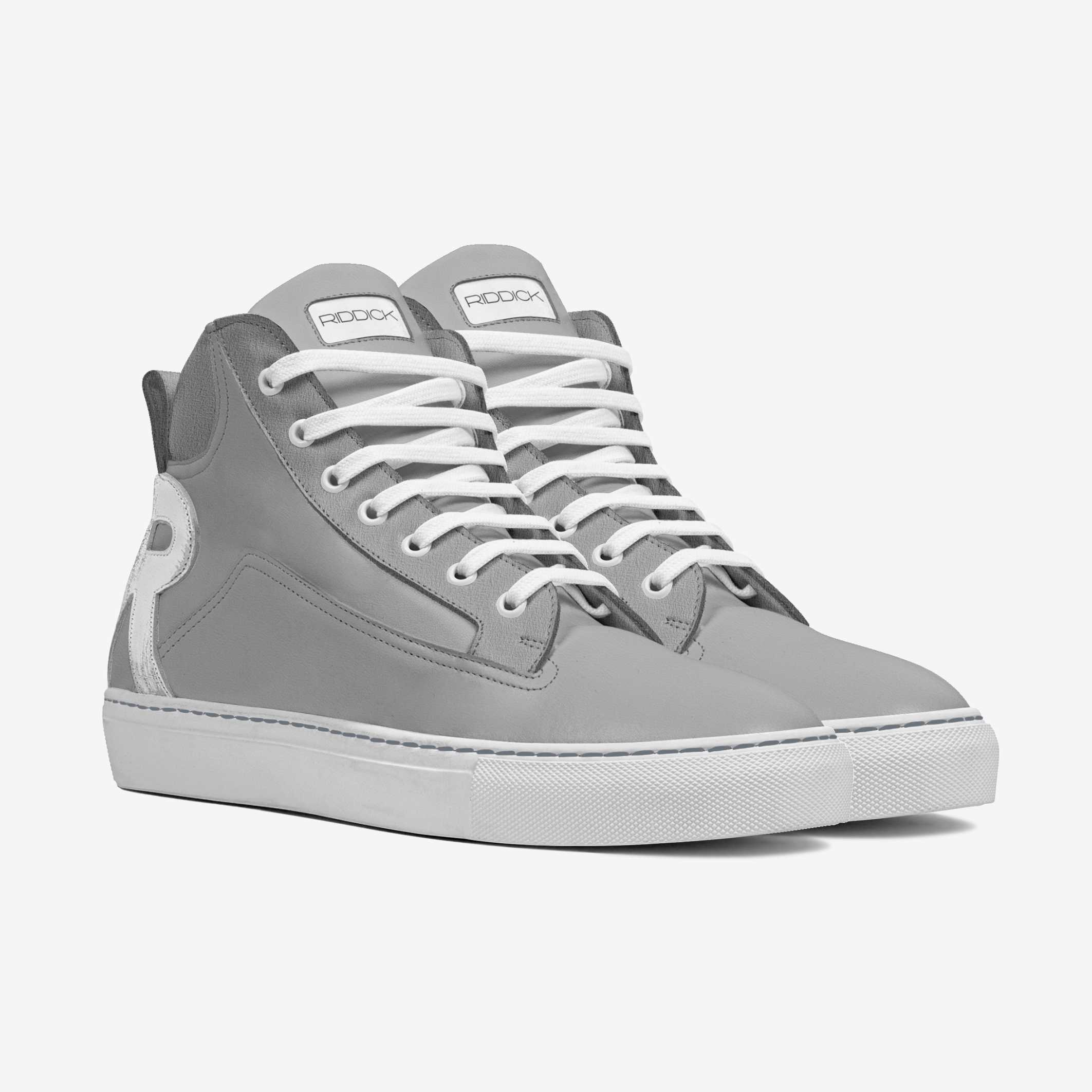 O.G. RIDDICK [Grey Leather] - Riddick Shoes Shoe Riddick Shoes   