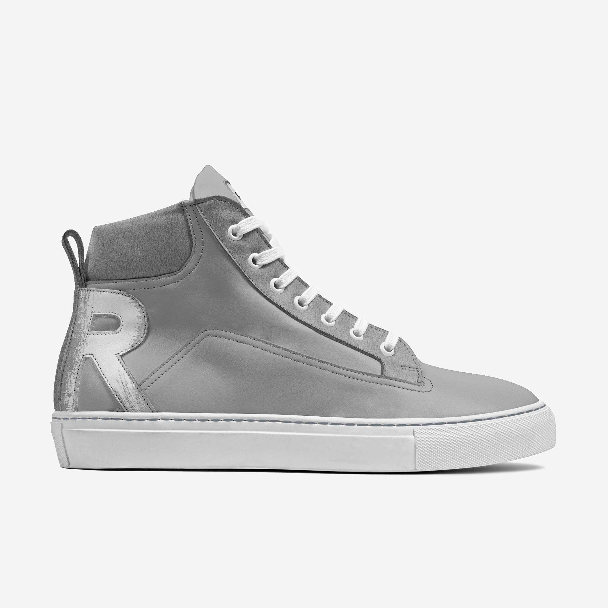 O.G. RIDDICK [Grey Leather] - Riddick Shoes Shoe Riddick Shoes   