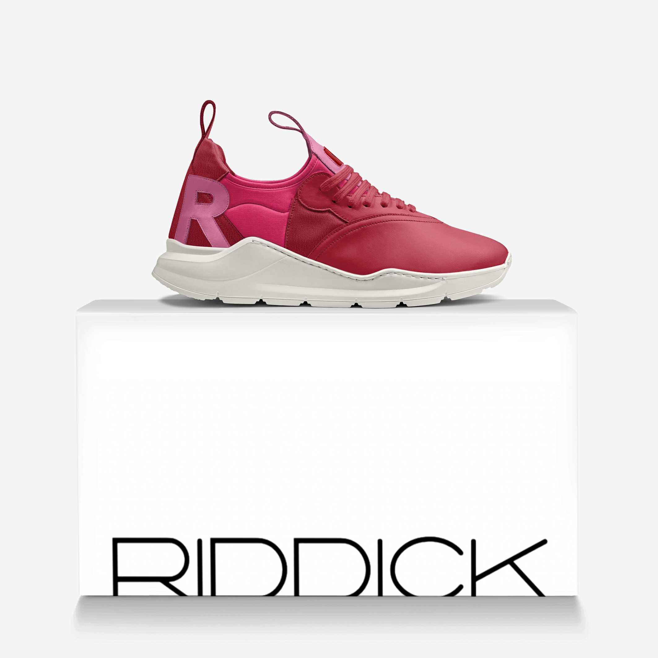 RED AND PINK EFFECT - Riddick Shoes Shoe Riddick Shoes