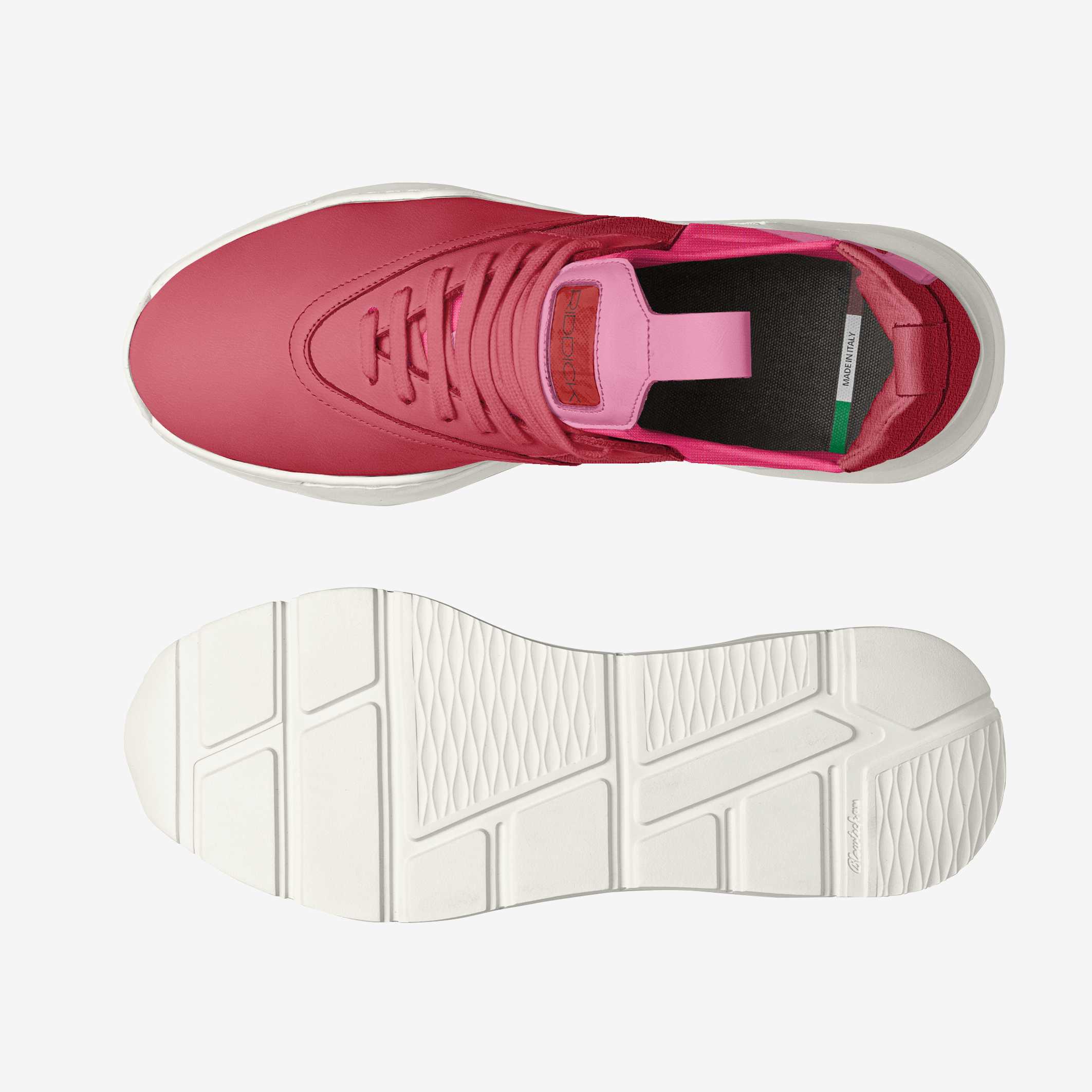 RED AND PINK EFFECT - Riddick Shoes Shoe Riddick Shoes