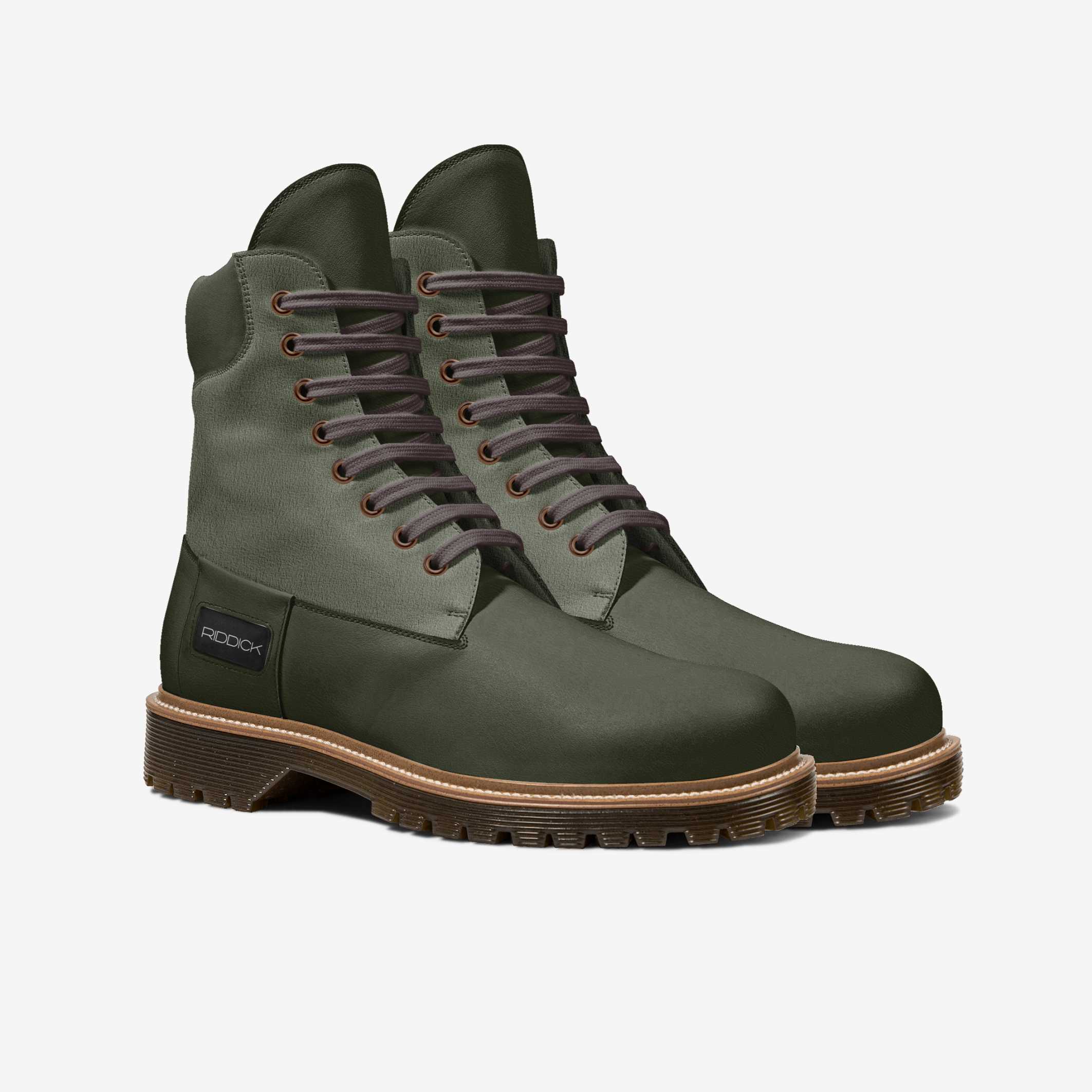 RED DAWN IN OD GREEN - Riddick Shoes Shoe Riddick Shoes   