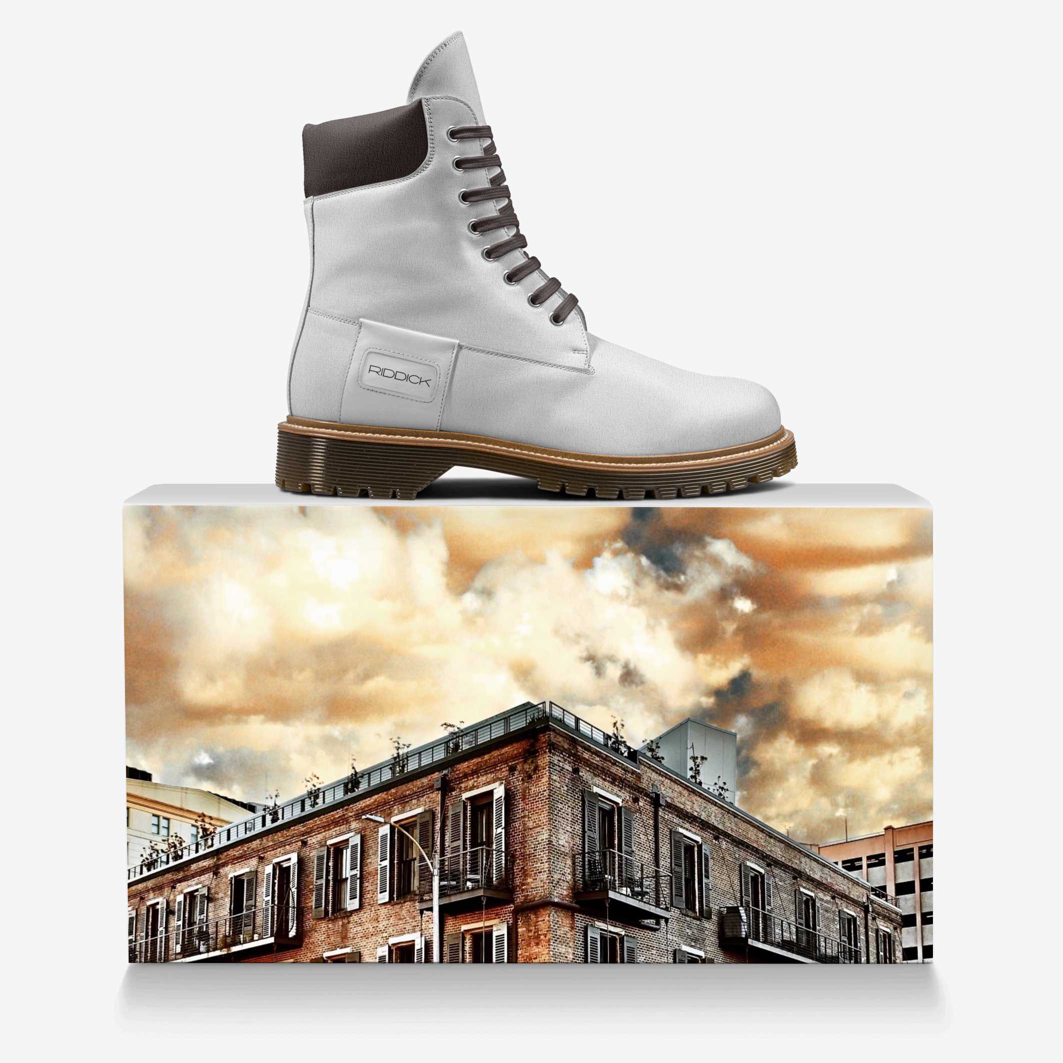 RED DAWN WHt - Riddick Shoes Shoe Riddick Shoes