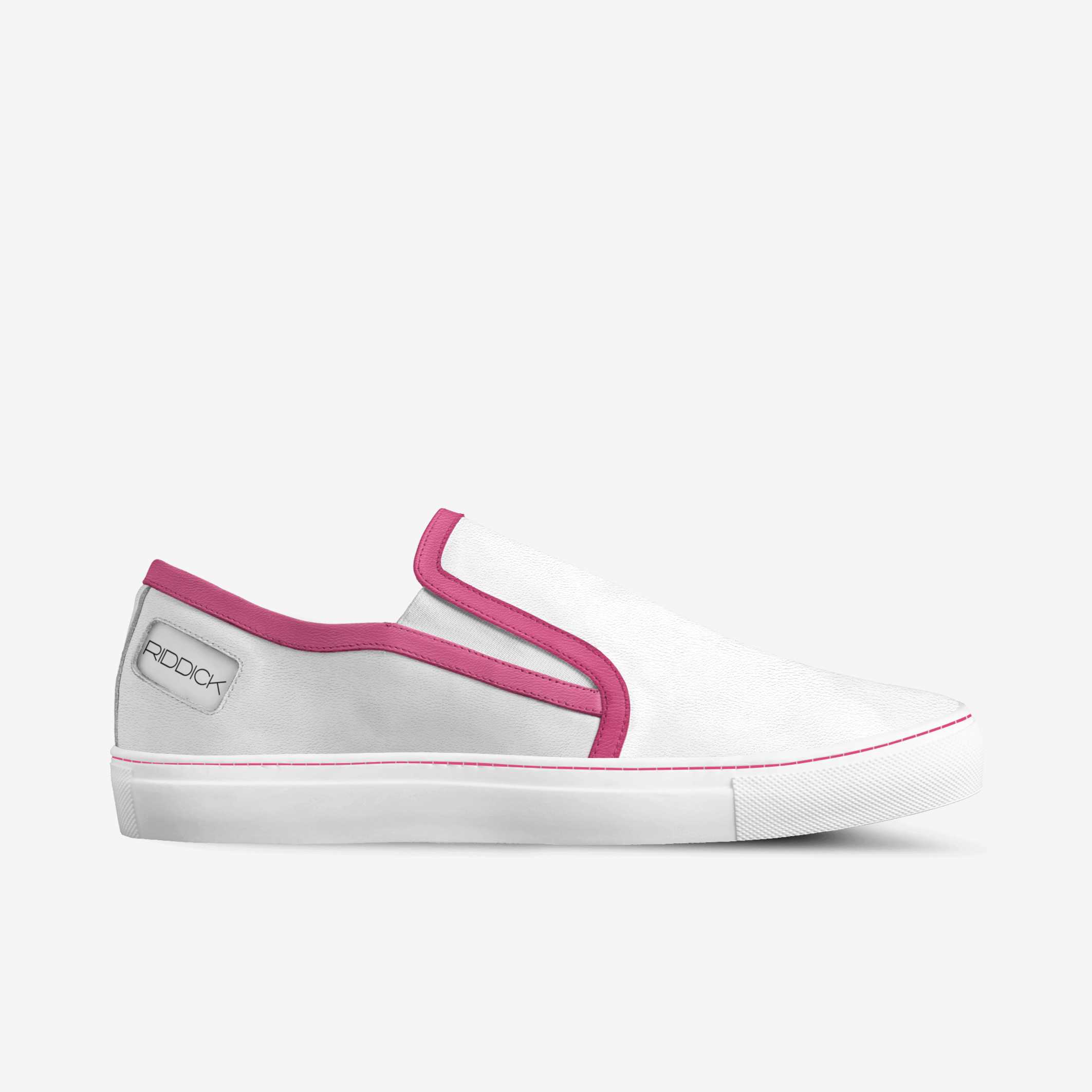SLIP-ON, BIANCO RACER [UNISEX] - Riddick Shoes Shoe Riddick Shoes   
