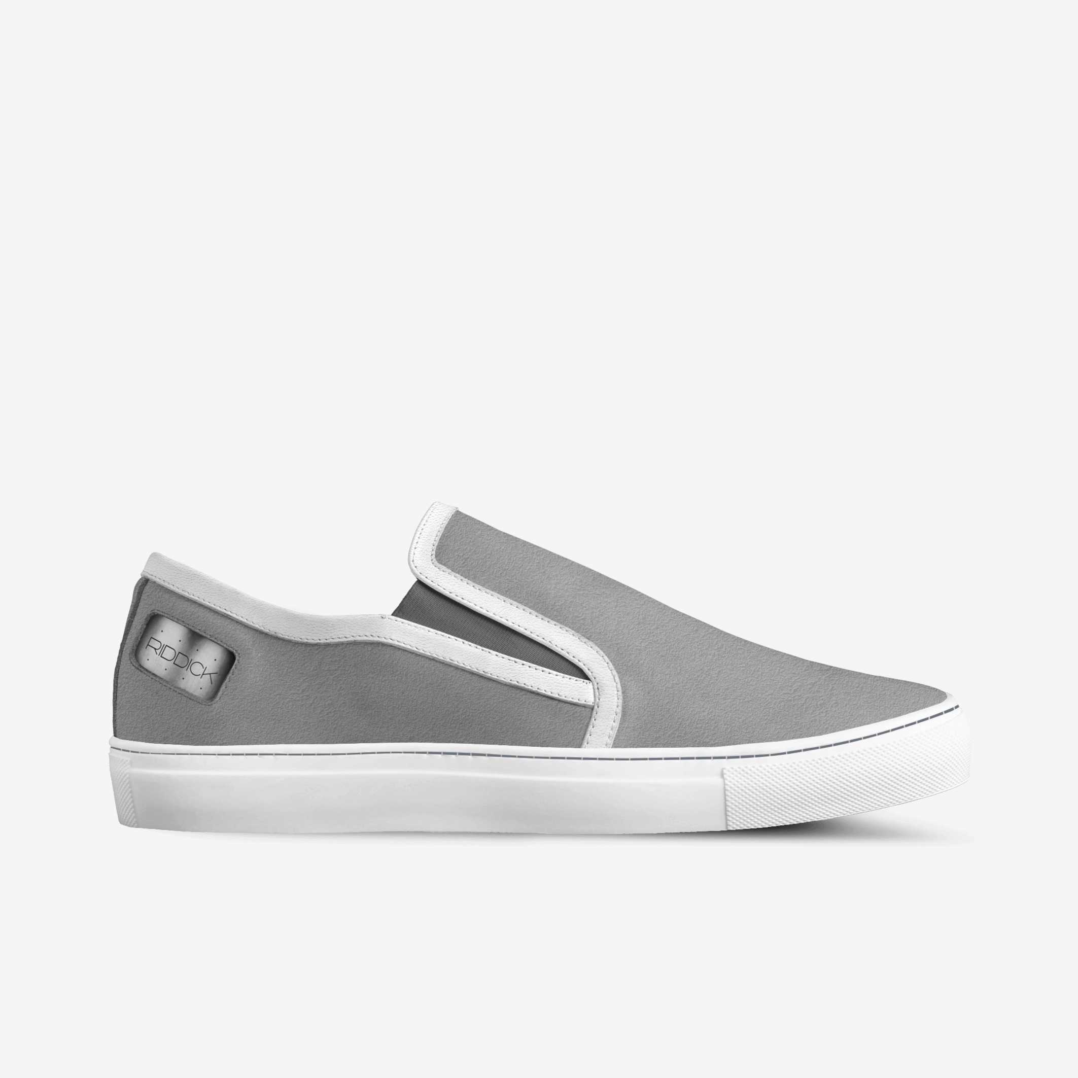 SLIP-ON, GREY PETALS [UNISEX] - Riddick Shoes Shoe Riddick Shoes   