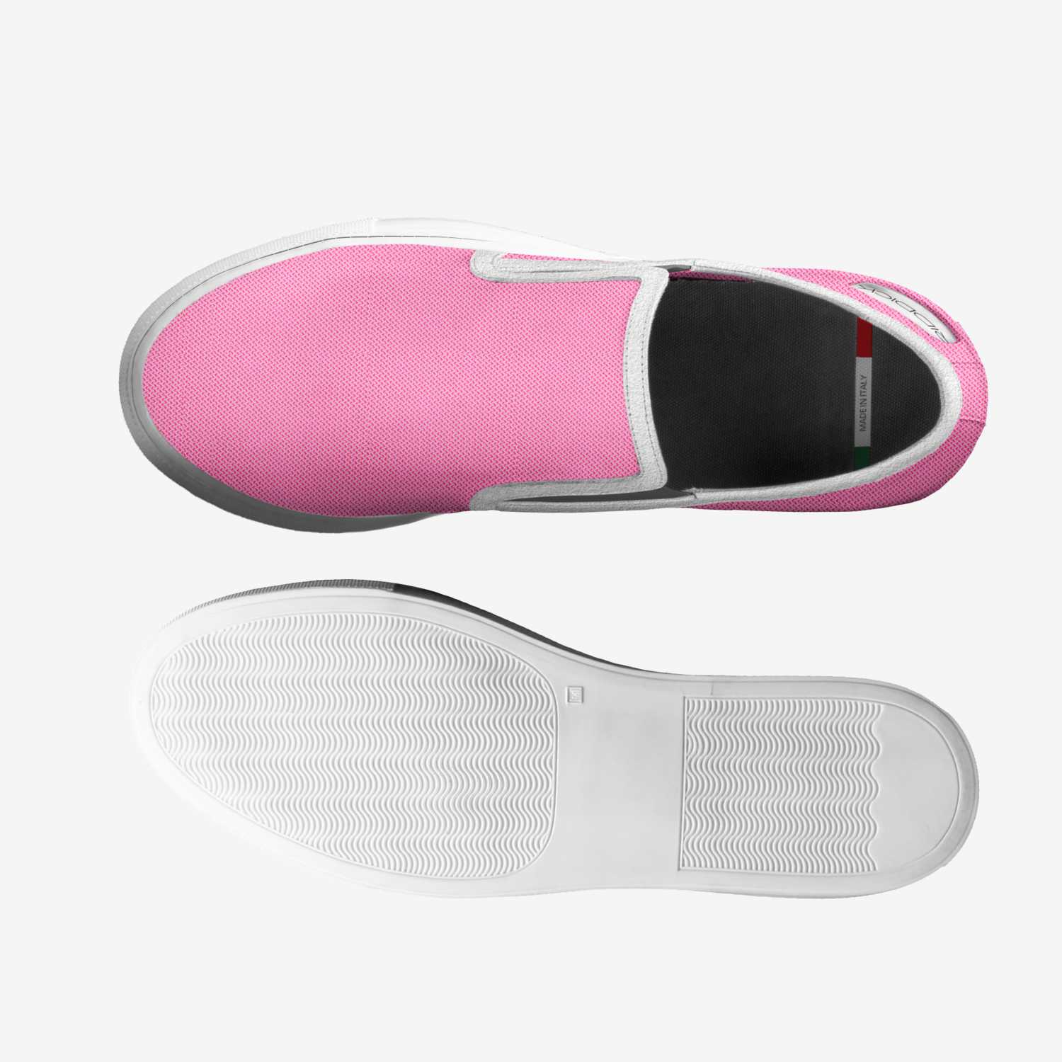 SLIP-ON, PINK RACER [UNISEX] - Riddick Shoes Shoe Riddick Shoes   