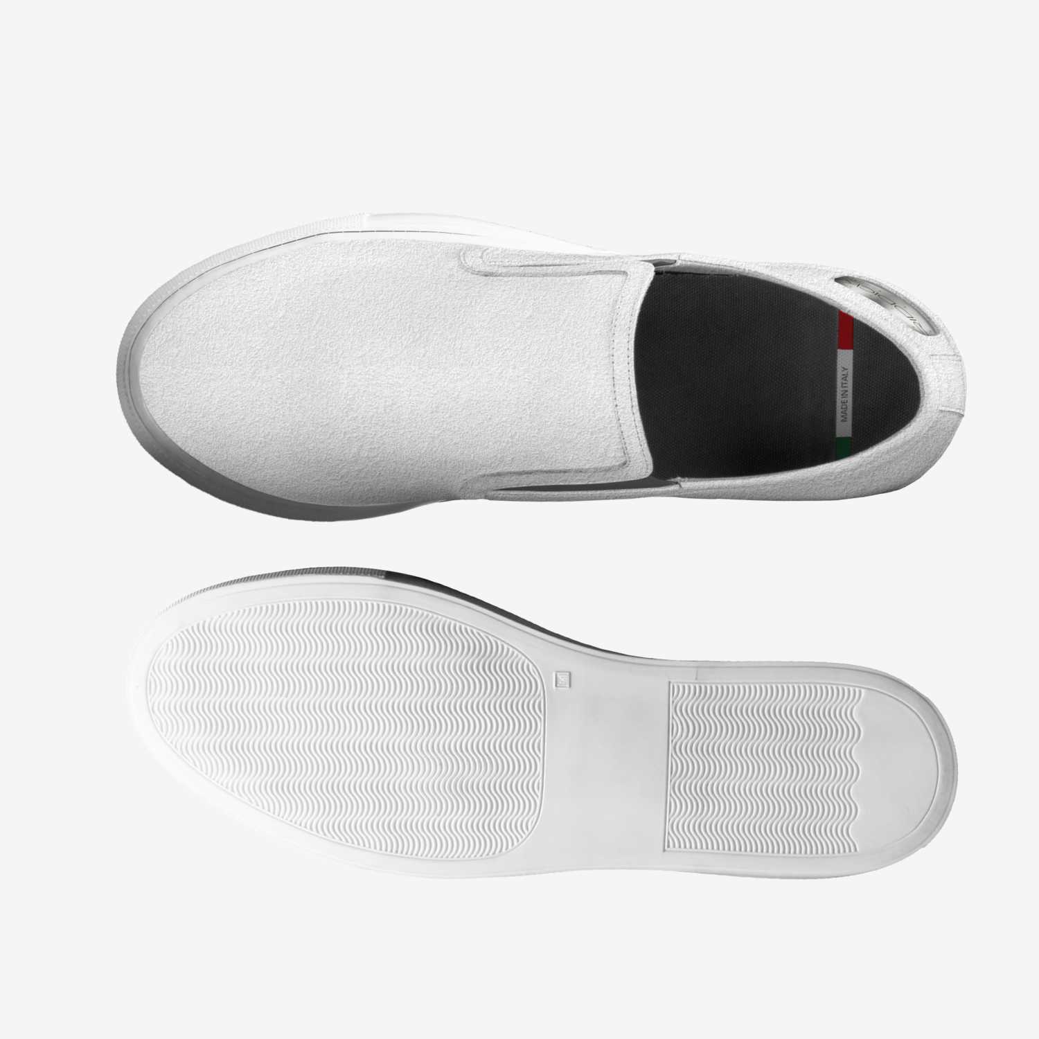 SLIP-ON, WHITE PETALS [UNISEX] - Riddick Shoes Shoe Riddick Shoes   